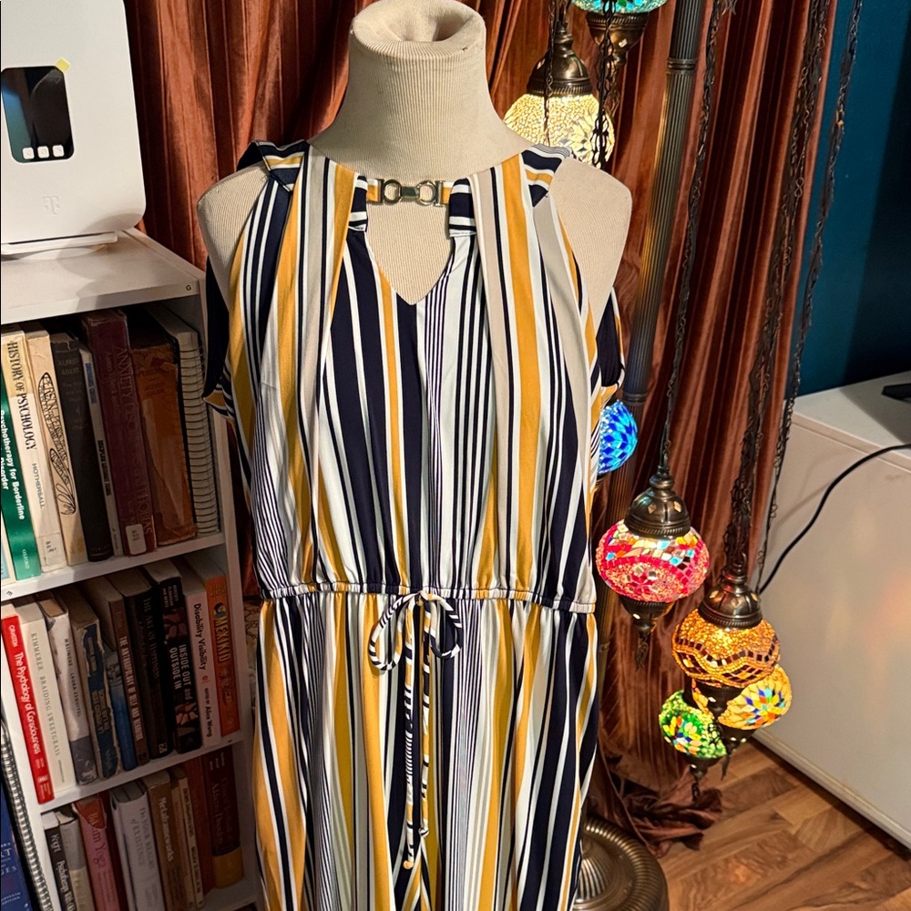 Enfocus Studio Multicolor Striped Jumpsuit